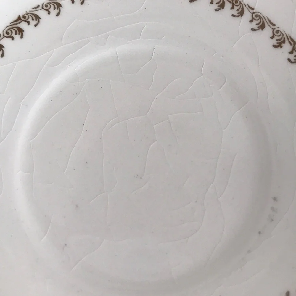 STEUBENVILLE IVORY VINTAGE SAUCER DESSERT SIZE